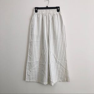 Stripe Wide Leg Pants